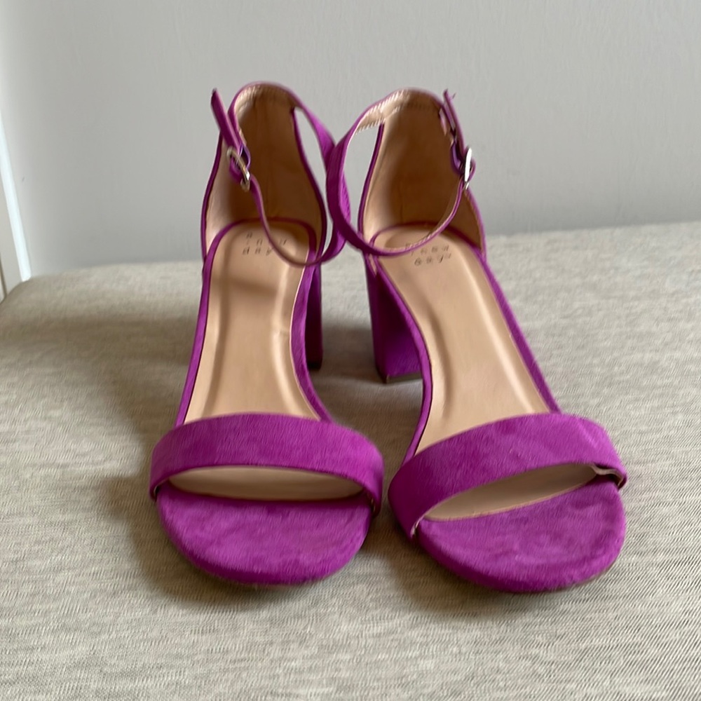 Never worn block heels